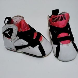 Nike Air Jordan 7 Retro HOT LAVA Size 1c Newborn Baby Crib Shoes